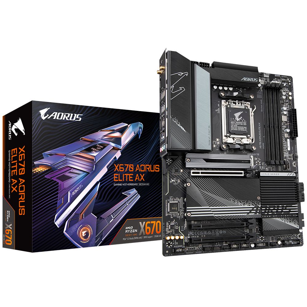 GIGABYTE X670 AORUS ELITE AX - Socket AM5 Motherboard