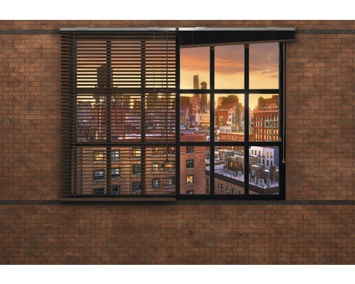 KOMAR Fotobehang papier Brooklyn Brick 254x368 cm