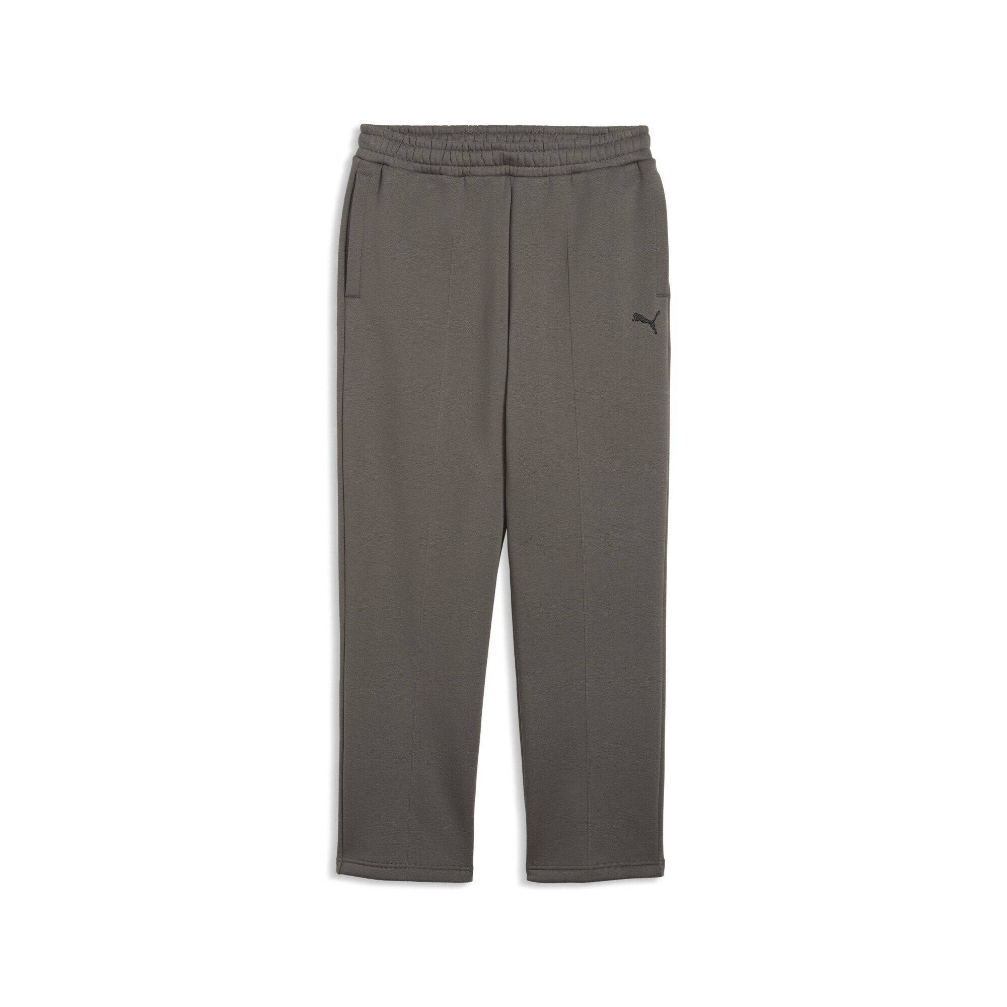 PUMA Essentials Heavy Fleece Relaxed Sweatpant Heren M Mouse Gray Beige