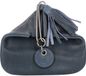 Leather Design Lederwaren Daniëlle Leather Design Leren Schuif Beursje Navy Blauw