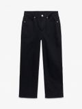 Vero Moda VMTESSA-STRETCH High Rise Wide Leg Jeans Black Denim W30 x L30