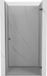 Mexen Lunar-B porte de douche pivotante droite 70 cm, transparent, canon de fusil