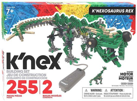 K'nex K'nexosaurus Rex dinosaurus bouwset met motor