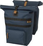 AGU Convoy - Dubbele Fietstas - 34L - Waterdicht - MIK Systeem - Click'nGo - Magnetische Roll-top - Staalblauw