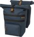 AGU Convoy - Dubbele Fietstas - 34L - Waterdicht - MIK Systeem - Click'nGo - Magnetische Roll-top - Staalblauw