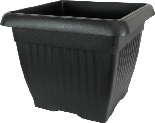 Prosper Plast DKWT45-S433 45 x 45 x 35 cm Terra Bloempot - Antraciet (12-delig)