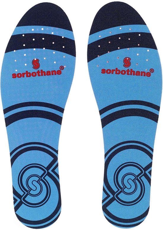 Sorbothane Volledige Strike Inlegzolen - Maat 43 - Unisex - Multikleur
