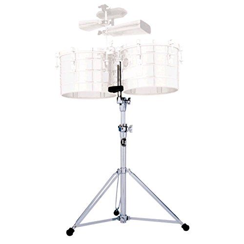 LP Latin Percussion Timbalstandaard Tito Puente Thunder Timbs in hoogte verstelbaar, verchroomd staal, dubbelwandig, voor Timbales, LP981A