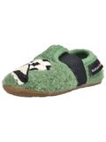 HAFLINGER Pantoufles vert / multicolore
