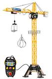 Dickie Toys Mega Crane - Elektrische kraan met afstandsbediening - 120 cm hoog - Vanaf 3 jaar