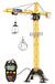 Dickie Toys Mega Crane - Elektrische kraan met afstandsbediening - 120 cm hoog - Vanaf 3 jaar