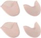 Deux lacets de ballet souples pour travail sur pointes - demi-chaussons antidérapants avec protections d'orteils