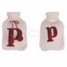 Villa d'Este Home Tivoli Warmwaterkruik, wit + rood, 2 liter