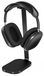 Support de casque - Support de casque robuste - Accessoire de bureau pour le jeu - Noir - Aluminium et silicone - Pour casques supra-auriculaires
