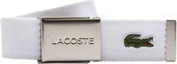 LACOSTE Riem Casual Woven Strap W110 Bright White Wit