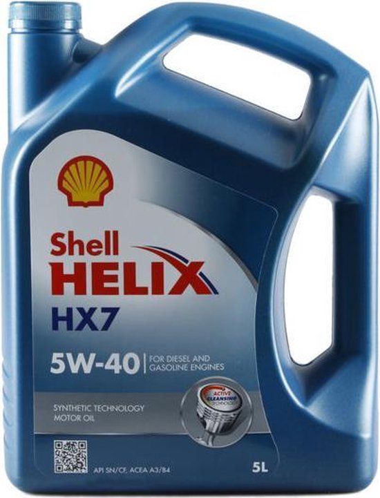 Shell Helix HX7 5W-40 5 Liter