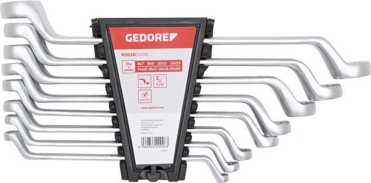 Gedore RED R01105008 Ringsleutelset - 8-delig