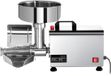 Machine à purée de tomates électrique, avec tamis en acier inoxydable, capacité 90-160 kg/h, 370 W, corps en acier inoxydable