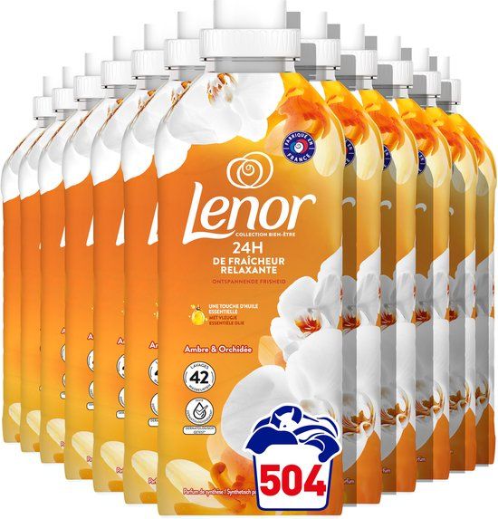 Lenor Wasverzachter Amber & Orchidee - 12 x 42 Wasbeurten