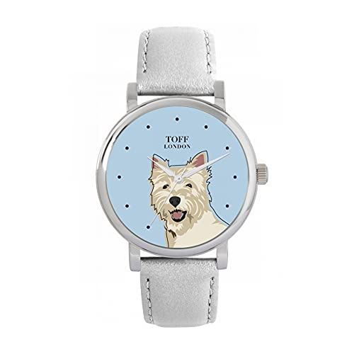 Toff London West Highland Terrier Hoofd Hondenhorloge - 5059656814030