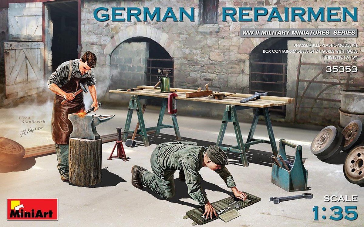 MiniArt 1:35 35353 German Repairman Plastic kit