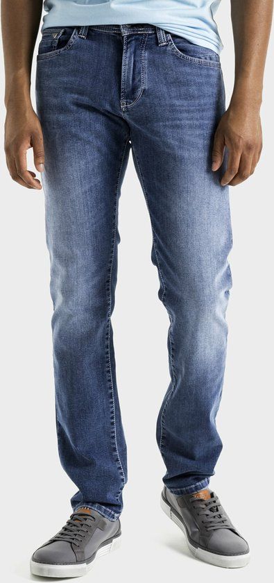 camel active Men's Slim Fit Jeans - Blue - W40 / L32