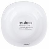 Victionary Soepborden met spaghetti, vierkant, 23 x 23 cm, opaalglas, 6 stuks
