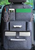 OEM SnelShoppen - Backrest Protector Auto Organizer - Felt RV Accessoire Bag met 6 Vakken - 62x41cm - Donkergrijs