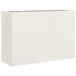VidaXL Jardinière 120x40x80 cm acier laminé à froid blanc