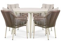 De Laan Projects Lifestyle Lifestyle Marbella/Vienna 120 cm dining tuinset 5-delig