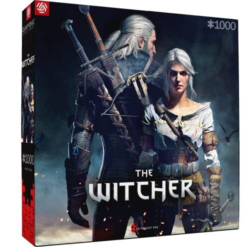 Good Loot Gaming Puzzle The Witcher Geralt En Ciri Computerspelpuzzels Voor Tieners En Volwassenen Vrijetijdsideeën Geïnspireerd Door Een Computerspel 1000 Stukjes