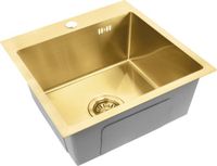 Rea Leo 40 Keukenspoelbak Geborsteld Goud 40X45X18,5Cm