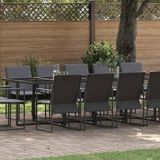 Prolenta Maison Exclusive Tuinset voor buiten, 15-delig, zwart, staal