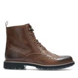 Clarks Heren Veterboots - Bruin - Leer - Maat 42.5