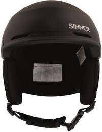 SINNER ZERMATT Unisex Skihelm - MATTE BLACK - Maat S, 51-54 cm