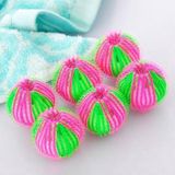 Heble® 6 stuks Anti-Pluis Wasbal - Roze