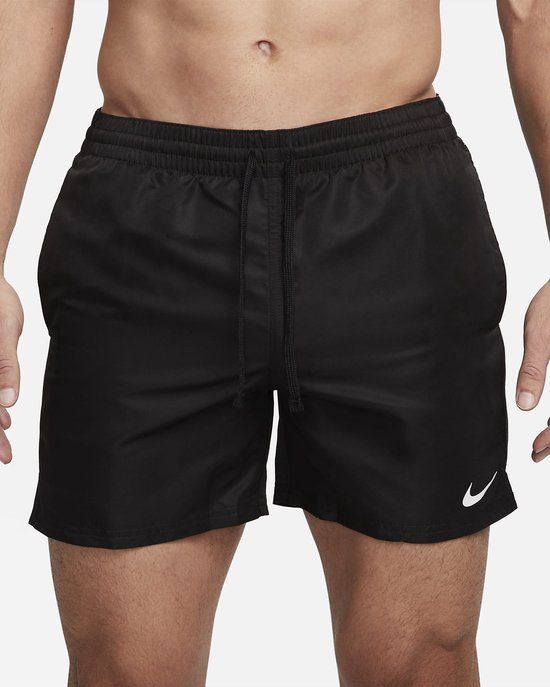 Nike Swim 5" Volley Shorts - Black - Men's Size S