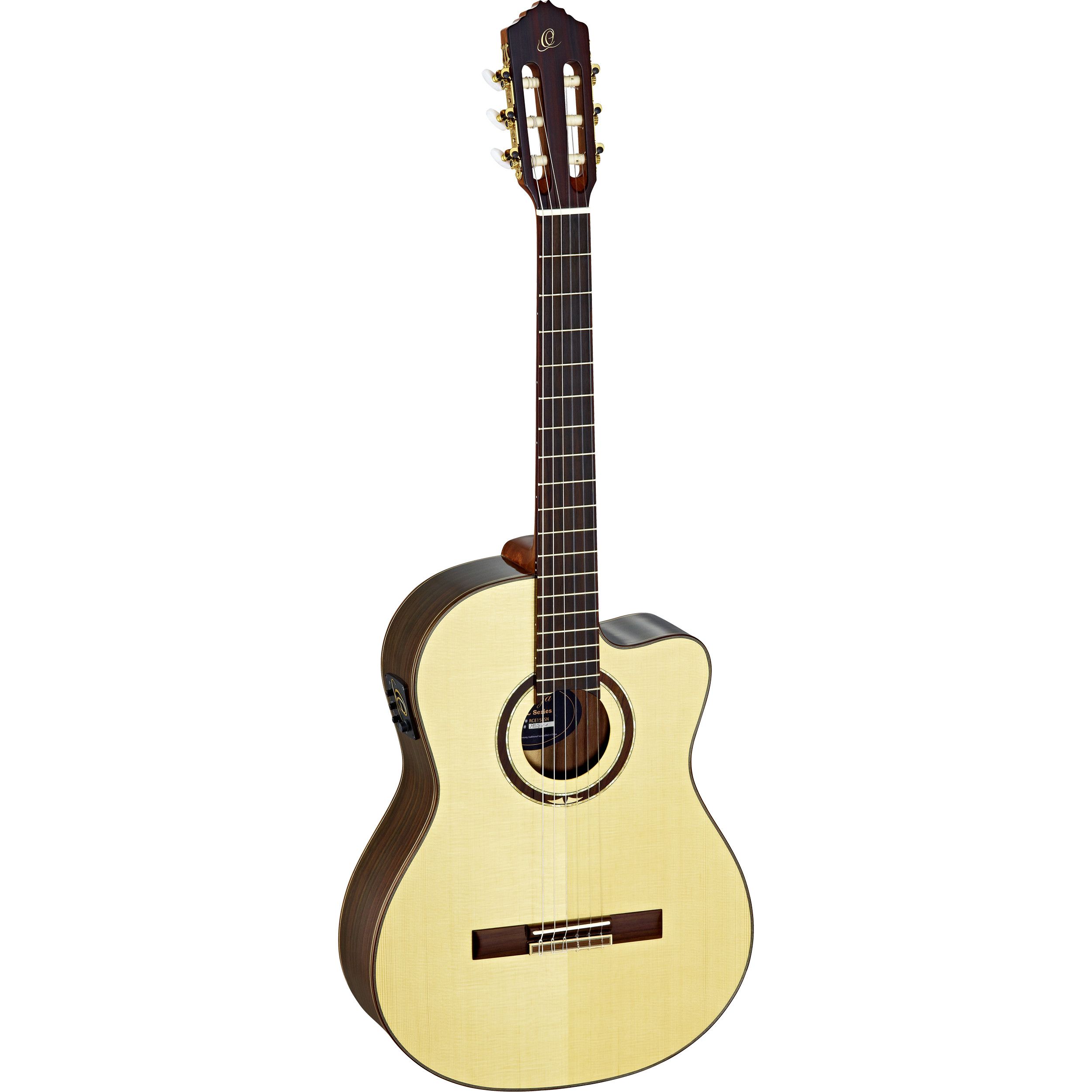 Ortega Feel Series RCE158SN Slim Neck Akoestische Gitaar - Naturel