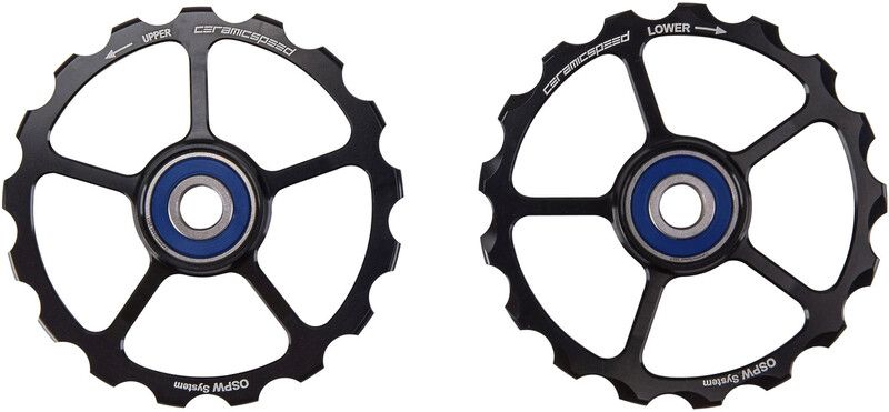 CeramicSpeed OSPW Derailleurwieltjes - Shimano 10/11-speed - Zwart