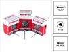 Fischer 200x Power-Fast II FPF II PTF 3,5 x 16 mm BC Pan Head met binnenzeskant TX20 volschroefdraad gegalvaniseerd blauw gepassiveerd - 670099