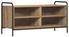 Meuble TV artisanal en chêne 140 x 39,5 x 50 cm Bois transformé