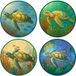 Signes Grimalt Tortue Dessous de Verre en Céramique