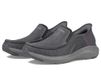 Skechers USA Heren Parson-Dewitt Twin Gore Moc Toe Slip-Ins, grijs, 8 X-Wide