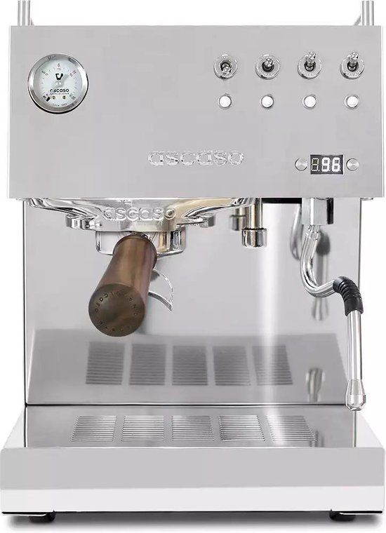 Ascaso Steel Duo PID V2 Espresso machine - Roestvrij staal/Hout