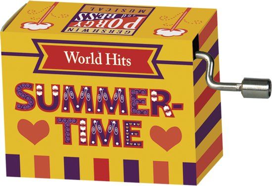 Fidrolin Muziekdoosje wereldhits melodie Summer Time