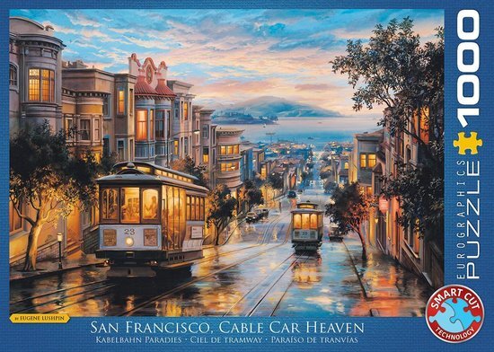 Eurographics San Francisco Cable Car Heaven Puzzel (1000 stukjes)