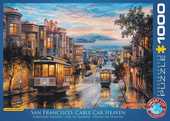 Eurographics San Francisco Cable Car Heaven Puzzel - 1000 stukjes