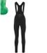 Gonso Dames lange bretel bibshort Gonso Stivo Tight BIB zwart/helder groen