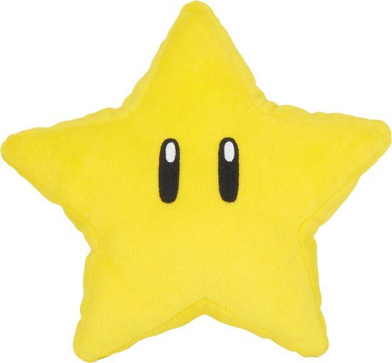 Nintendo Together+ Super Mario Super Star 18 cm Knuffel