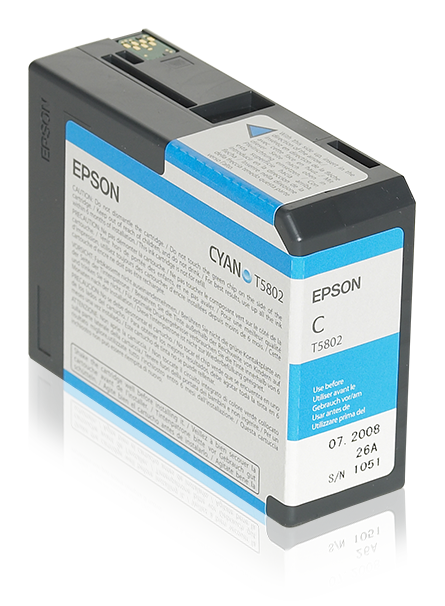 Epson inktpatroon Cyan T580200 single pack / cyaan